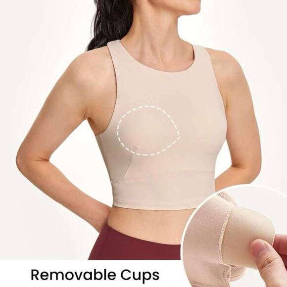 GLOWMODE Longline Sports Bra Tank Top - Picture 3 of 5